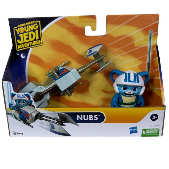 5 for $25| Disney Star Wars Young Jedi Adventures Nubs & Speeder Bike - Picture 1 of 8